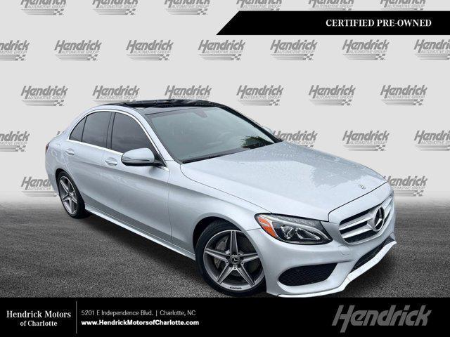 used 2018 Mercedes-Benz C-Class car, priced at $24,590