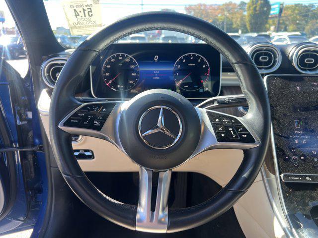 used 2023 Mercedes-Benz C-Class car, priced at $39,990