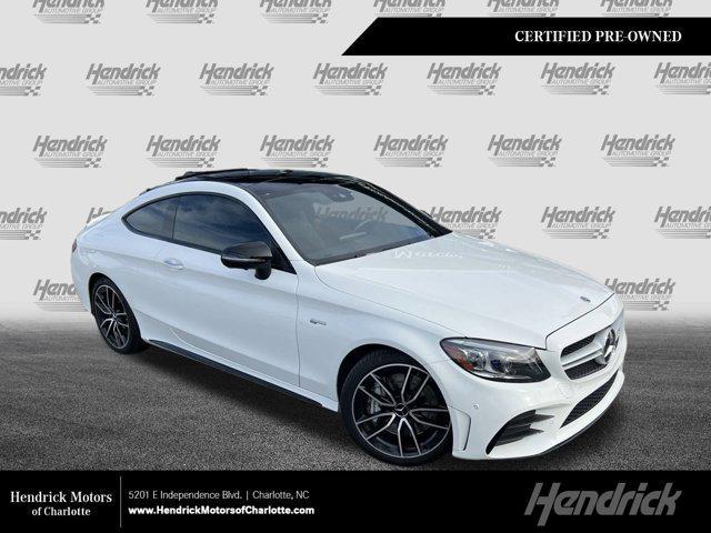 used 2021 Mercedes-Benz AMG C 43 car, priced at $44,390