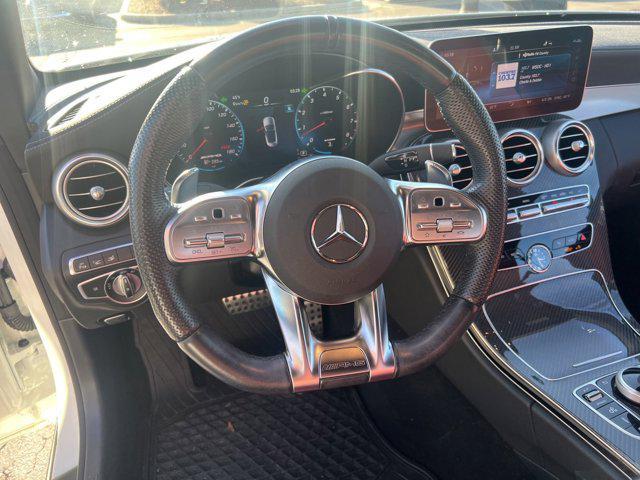 used 2022 Mercedes-Benz AMG C 43 car, priced at $57,990