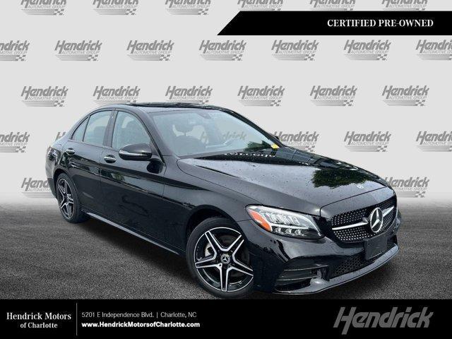 used 2021 Mercedes-Benz C-Class car, priced at $33,990