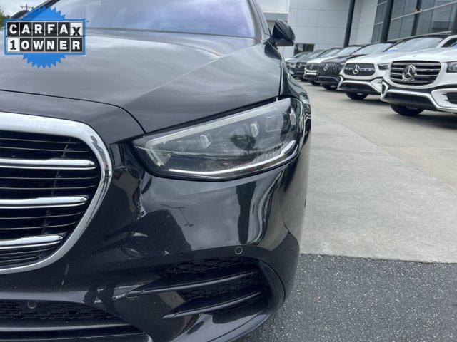 used 2022 Mercedes-Benz S-Class car, priced at $79,990