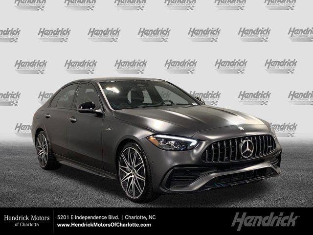 new 2025 Mercedes-Benz AMG C 43 car, priced at $73,050