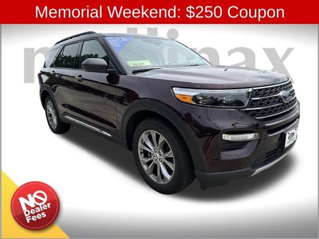 used 2022 Ford Explorer car, priced at $35,700