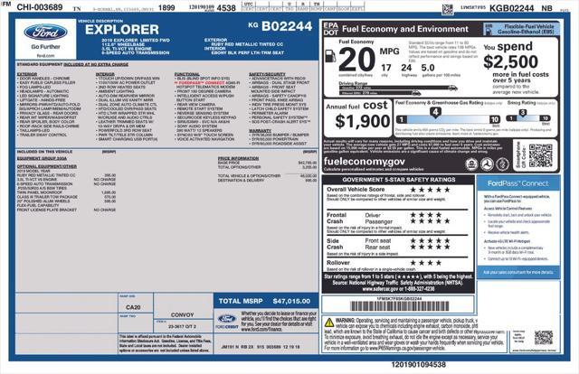 used 2019 Ford Explorer car, priced at $23,600