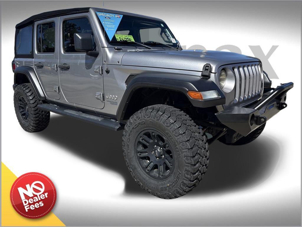 used 2018 Jeep Wrangler Unlimited car, priced at $23,000