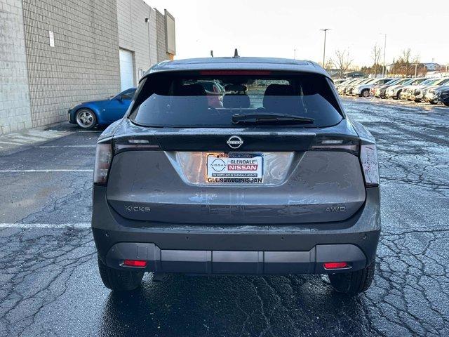 new 2025 Nissan Kicks car, priced at $26,202