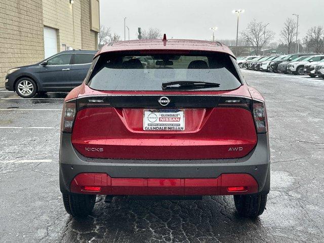 new 2025 Nissan Kicks car, priced at $28,695