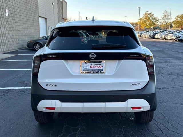 new 2025 Nissan Kicks car, priced at $26,798