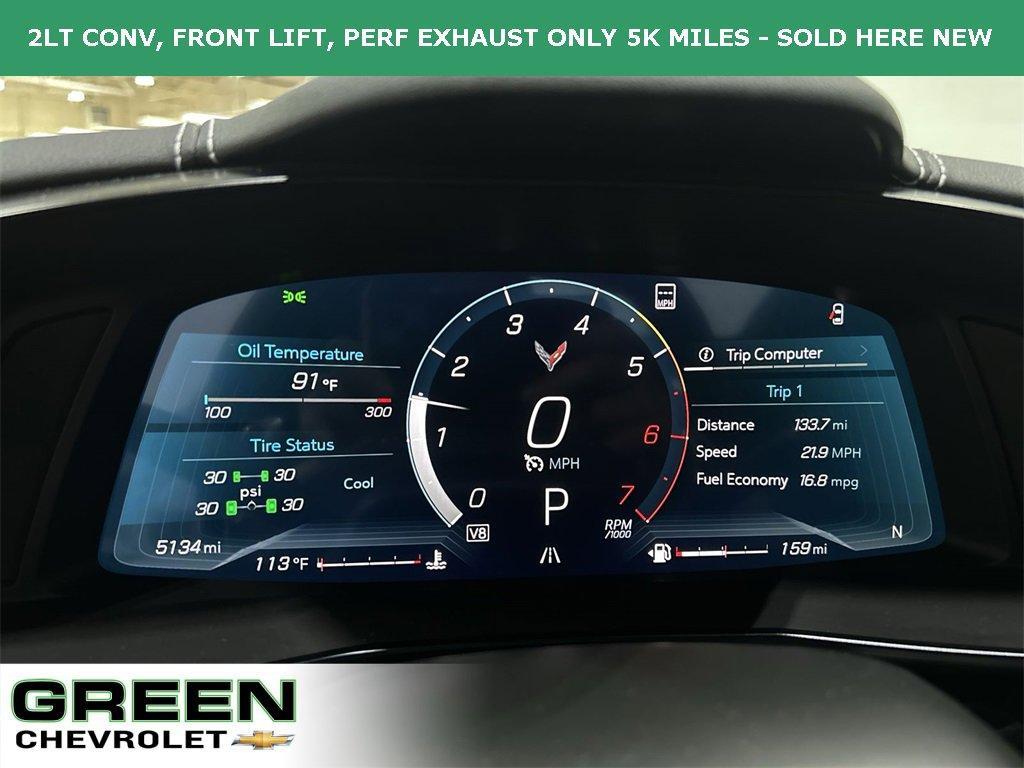 used 2022 Chevrolet Corvette car, priced at $73,999