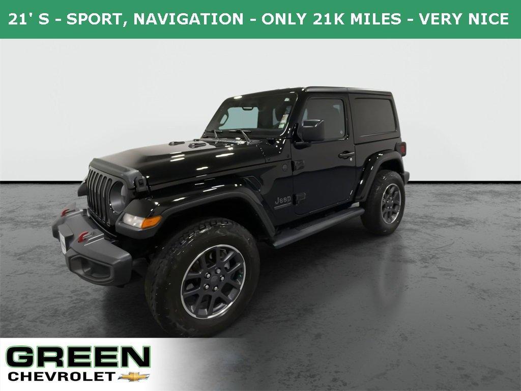 used 2021 Jeep Wrangler car, priced at $28,500