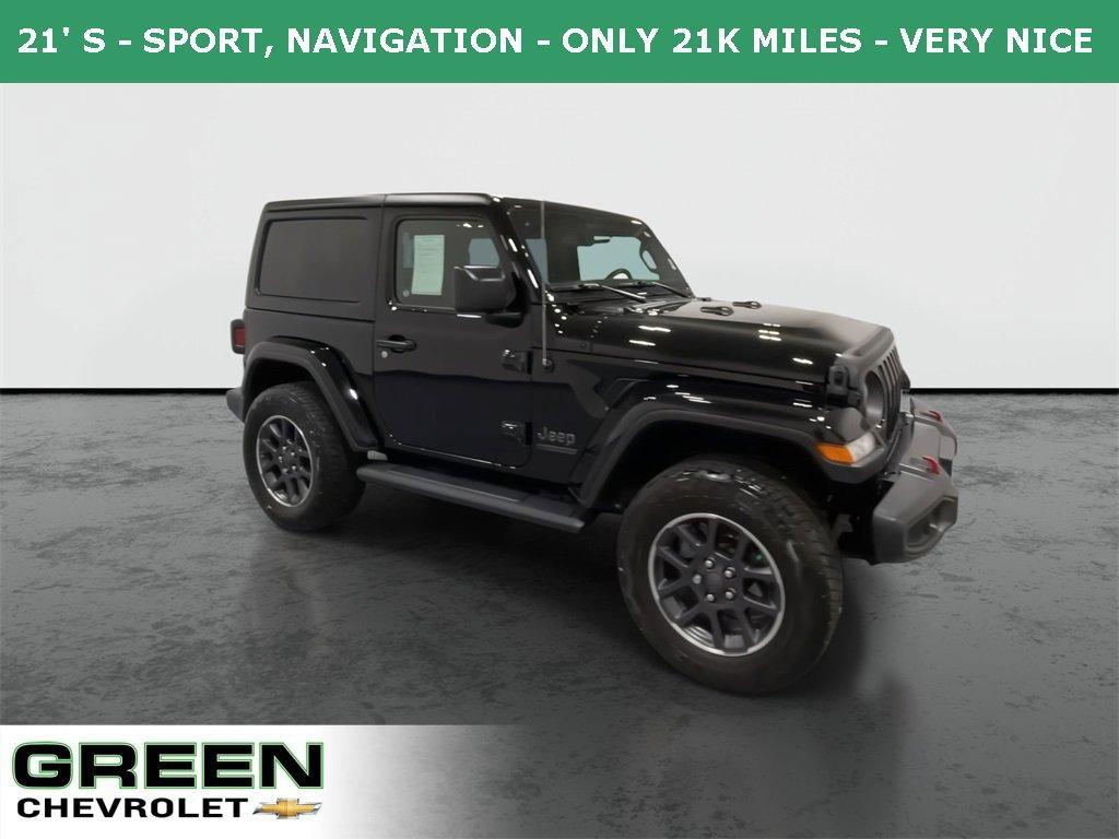 used 2021 Jeep Wrangler car, priced at $28,500