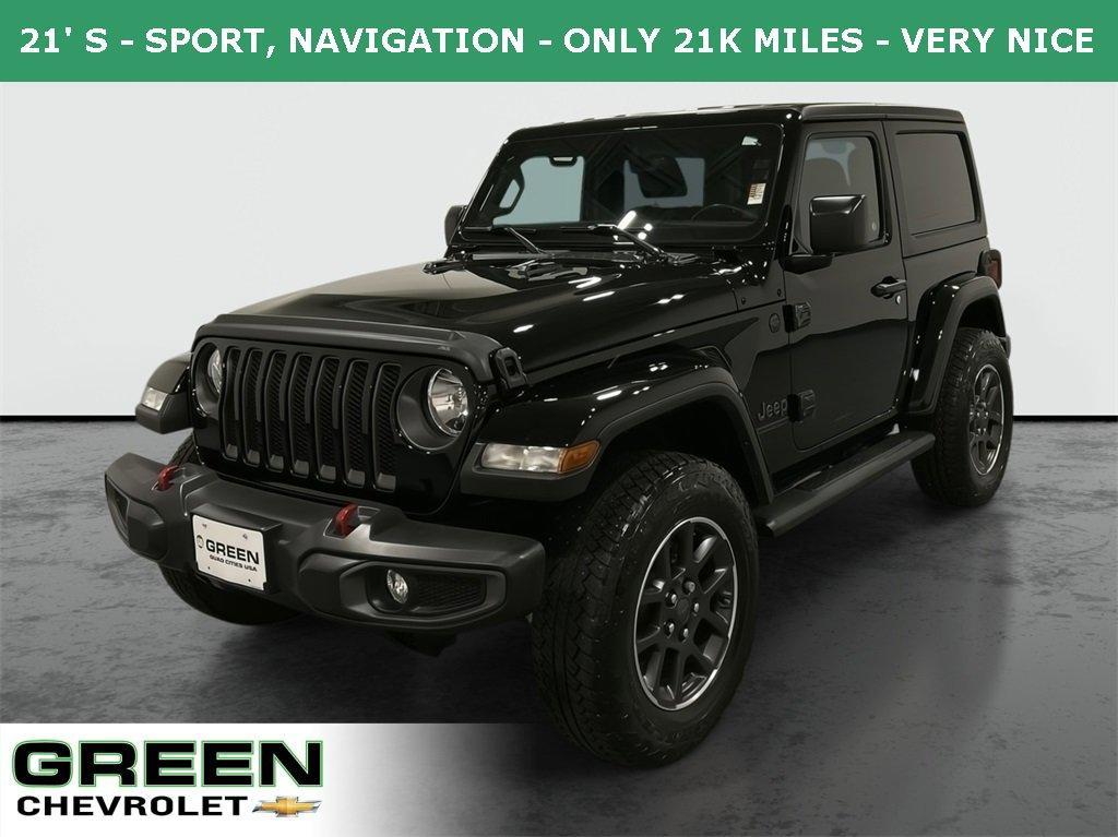 used 2021 Jeep Wrangler car, priced at $28,500