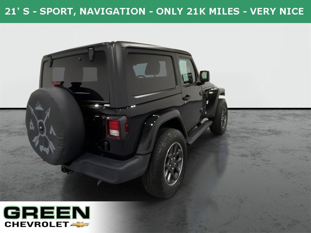 used 2021 Jeep Wrangler car, priced at $28,500