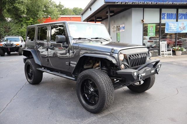 used 2017 Jeep Wrangler Unlimited car, priced at $22,998