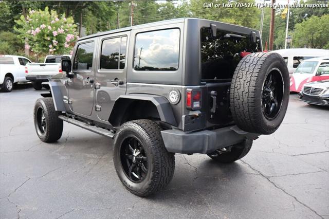 used 2017 Jeep Wrangler Unlimited car, priced at $22,998