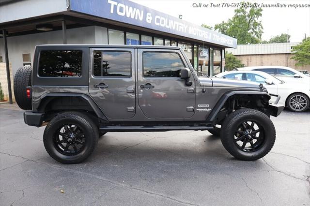 used 2017 Jeep Wrangler Unlimited car, priced at $22,998
