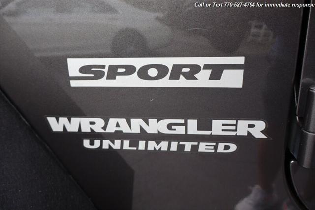 used 2017 Jeep Wrangler Unlimited car, priced at $22,998