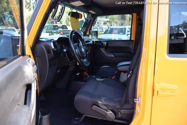 used 2012 Jeep Wrangler Unlimited car, priced at $17,998