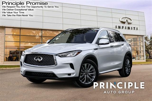 used 2025 INFINITI QX50 car, priced at $43,750