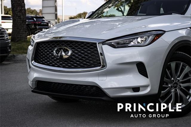 used 2025 INFINITI QX50 car, priced at $43,750