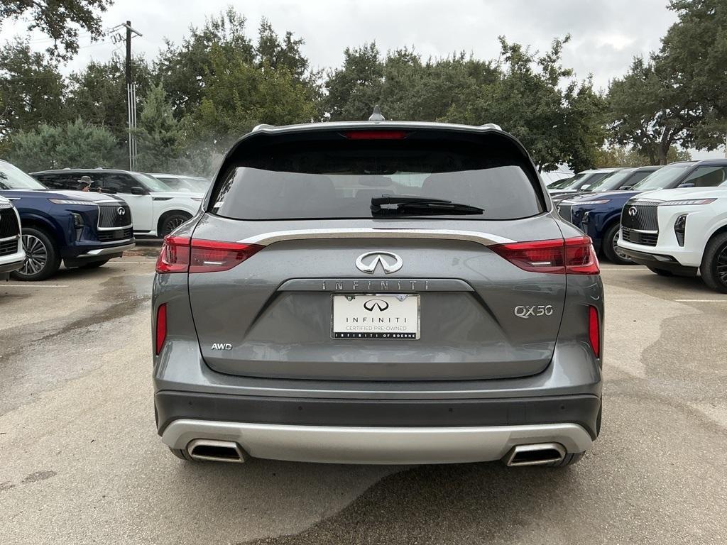 used 2021 INFINITI QX50 car, priced at $23,595