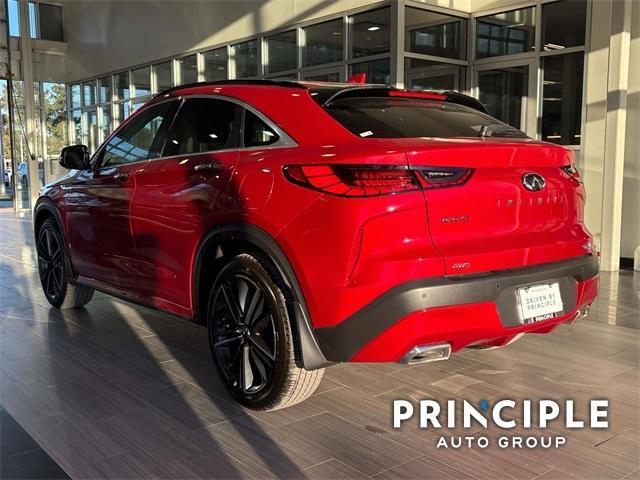 new 2025 INFINITI QX55 car, priced at $54,828