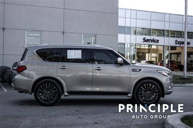 used 2023 INFINITI QX80 car, priced at $54,250