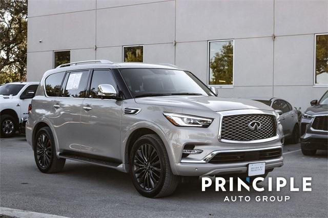 used 2023 INFINITI QX80 car, priced at $54,250