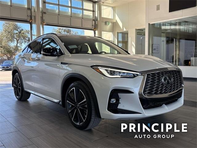 new 2025 INFINITI QX55 car, priced at $54,828