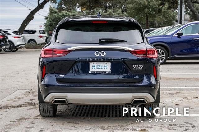 used 2025 INFINITI QX50 car, priced at $37,739