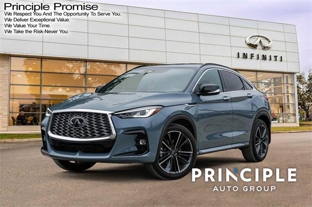 used 2025 INFINITI QX55 car, priced at $53,252