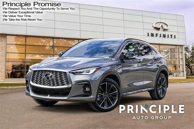 new 2025 INFINITI QX55 car, priced at $45,596