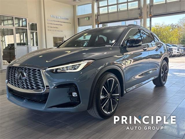 new 2025 INFINITI QX55 car, priced at $54,632