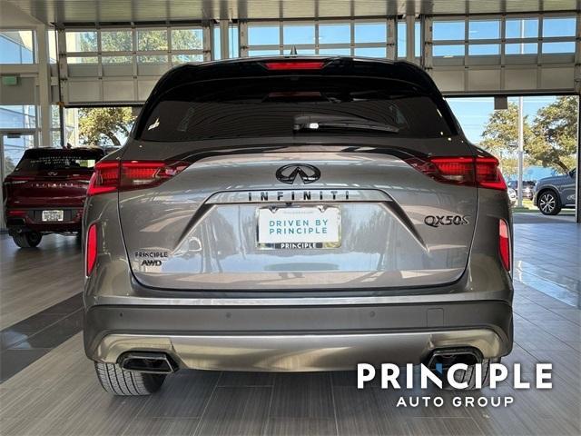 new 2025 INFINITI QX50 car, priced at $50,158