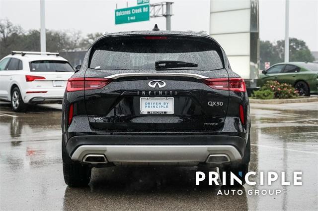 used 2025 INFINITI QX50 car, priced at $48,876