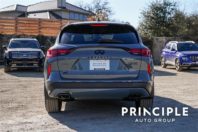 new 2025 INFINITI QX50 car, priced at $52,965