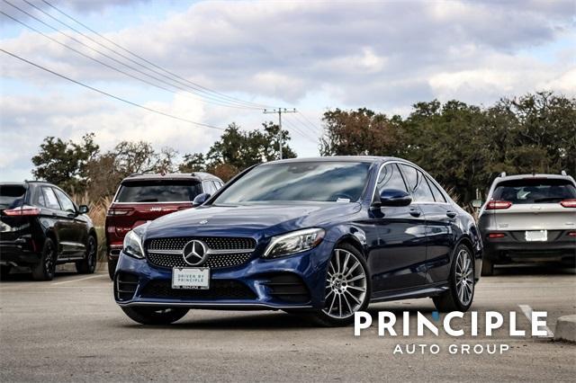 used 2021 Mercedes-Benz C-Class car, priced at $21,950