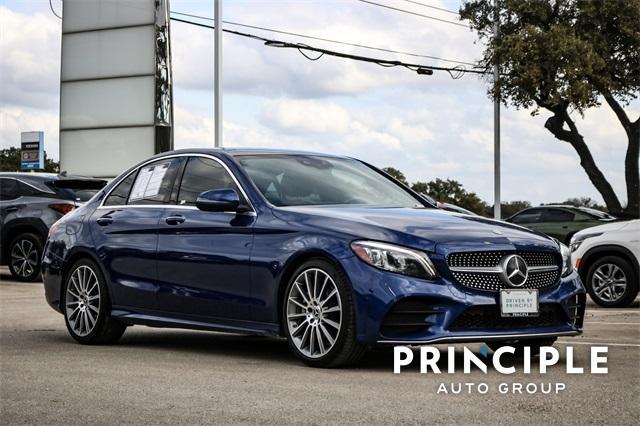 used 2021 Mercedes-Benz C-Class car, priced at $21,950