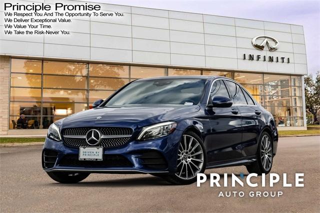 used 2021 Mercedes-Benz C-Class car, priced at $21,950