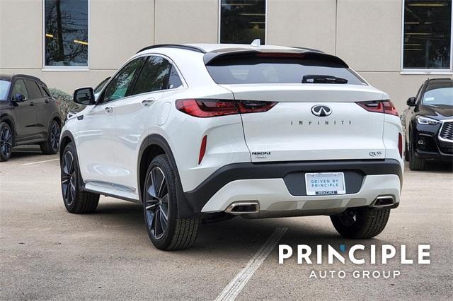 new 2025 INFINITI QX55 car, priced at $63,030