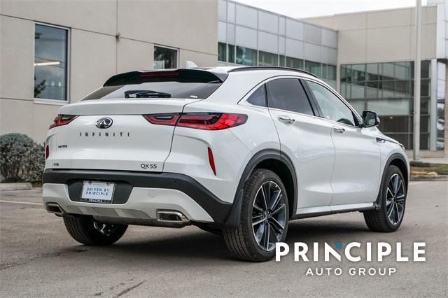 new 2025 INFINITI QX55 car, priced at $51,985