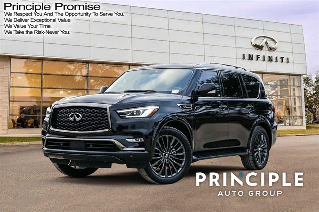 used 2023 INFINITI QX80 car, priced at $50,000