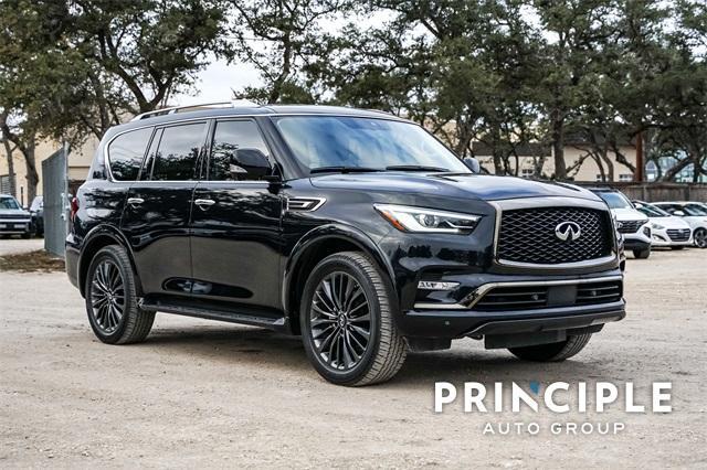 used 2023 INFINITI QX80 car, priced at $50,000