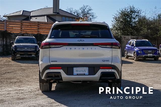 new 2025 INFINITI QX60 car, priced at $59,080