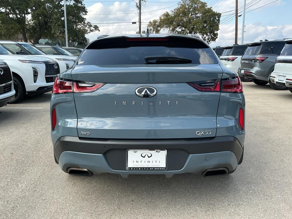 used 2022 INFINITI QX55 car, priced at $23,998