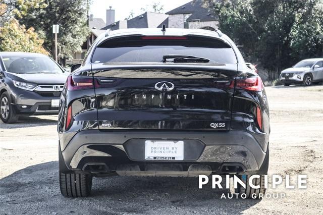 used 2022 INFINITI QX55 car, priced at $26,500