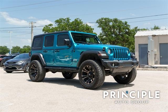 used 2020 Jeep Wrangler Unlimited car, priced at $22,911