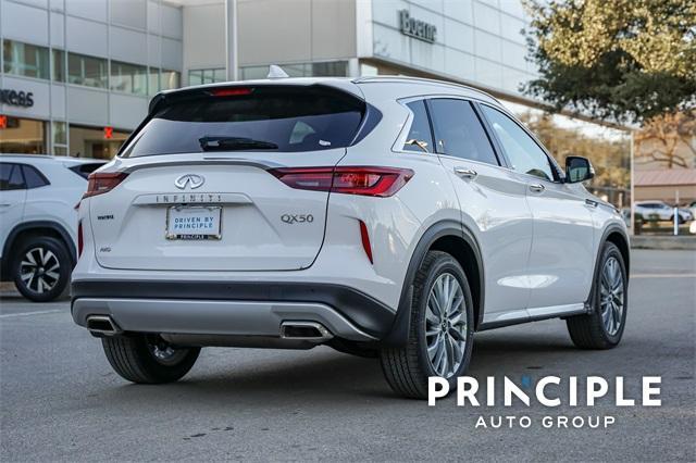 new 2025 INFINITI QX50 car, priced at $45,454