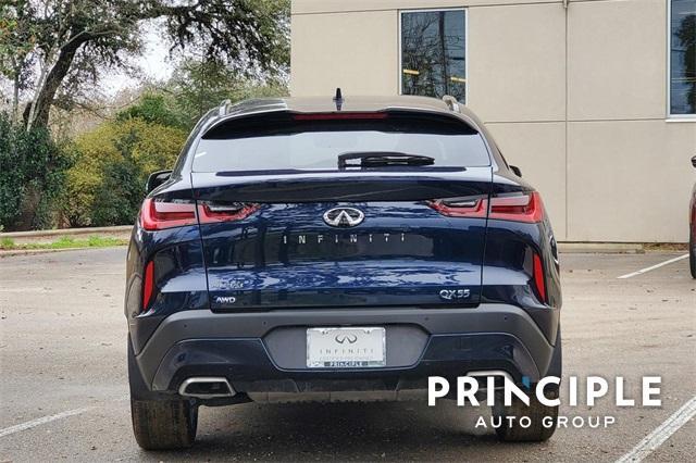 used 2025 INFINITI QX55 car, priced at $43,306